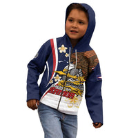 Personalized American Samoa Kid Hoodie Amerika Samoa Bald Eagle