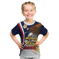 Personalized American Samoa Kid T Shirt Amerika Samoa Bald Eagle