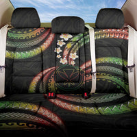 Hawaii Map Kanaka Maoli Back Car Seat Cover Fantastic Frangipani Reggae