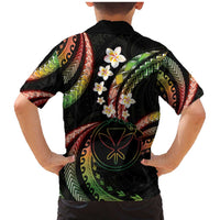 Hawaii Map Kanaka Maoli Family Matching Mermaid Dress and Hawaiian Shirt Fantastic Frangipani Reggae