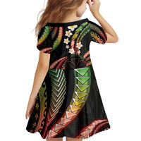 Hawaii Map Kanaka Maoli Family Matching Mermaid Dress and Hawaiian Shirt Fantastic Frangipani Reggae