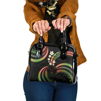 Hawaii Map Kanaka Maoli Shoulder Handbag Fantastic Frangipani Reggae