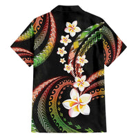 Hawaii Plumeria Reggae Hawaiian Shirt Polynesian Pattern