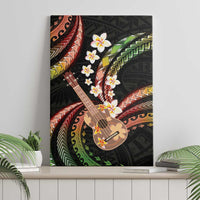 Hawaiian Ukulele Canvas Wall Art Jawaiian Fantastic Plumeria