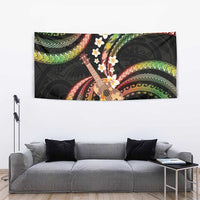 Hawaiian Ukulele Tapestry Jawaiian Fantastic Plumeria