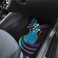 Hawaii King Kamehameha Car Mats Fantastic Plumeria Amethyst Gradient