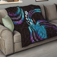 Hawaii King Kamehameha Quilt Fantastic Plumeria Amethyst Gradient