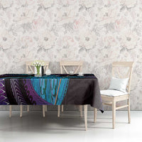 Hawaii King Kamehameha Tablecloth Fantastic Plumeria Amethyst Gradient