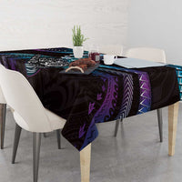 Hawaii Shaka Sign Tablecloth Fantastic Frangipani Amethyst Gradient