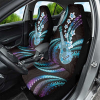 Hawaiian Ukulele Car Seat Cover Amethyst Gradient Fantastic Plumeria