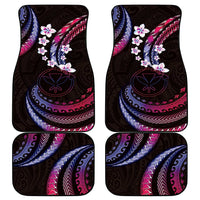 Hawaii Map Kanaka Maoli Car Mats Fantastic Frangipani Sweet Dream