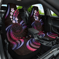 Hawaii Map Kanaka Maoli Car Seat Cover Fantastic Frangipani Sweet Dream