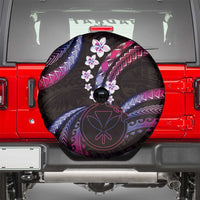 Hawaii Map Kanaka Maoli Spare Tire Cover Fantastic Frangipani Sweet Dream
