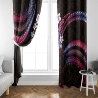 Hawaii Map Kanaka Maoli Window Curtain Fantastic Frangipani Sweet Dream