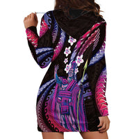 Hawaii King Kamehameha Hoodie Dress Fantastic Plumeria Sweet Vibes