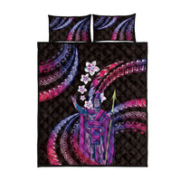 Hawaii King Kamehameha Quilt Bed Set Fantastic Plumeria Sweet Vibes