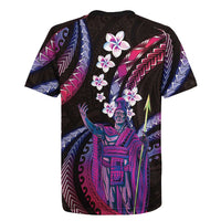 Hawaii King Kamehameha Rugby Jersey Fantastic Plumeria Sweet Vibes