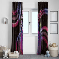 Hawaii King Kamehameha Window Curtain Fantastic Plumeria Sweet Vibes