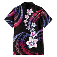 Hawaii Plumeria Hawaiian Shirt Sweet Gradient Polynesian Pattern