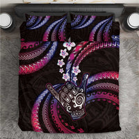 Hawaii Shaka Sign Bedding Set Fantastic Frangipani Sweet Vibes