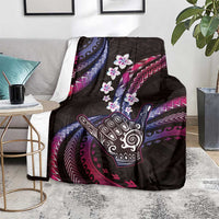 Hawaii Shaka Sign Blanket Fantastic Frangipani Sweet Vibes