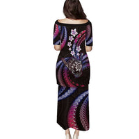 Hawaii Shaka Sign Puletasi Fantastic Frangipani Sweet Vibes