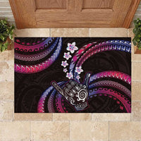 Hawaii Shaka Sign Rubber Doormat Fantastic Frangipani Sweet Vibes