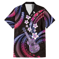 Hawaiian Ukulele Family Matching Mermaid Dress and Hawaiian Shirt Sweet Dream Fantastic Plumeria