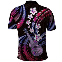 Hawaiian Ukulele Polo Shirt Sweet Dream Fantastic Plumeria