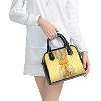 Hawaii Palaka Pikake Lokelani Plumeria Shoulder Handbag Melemele Coquette Bow