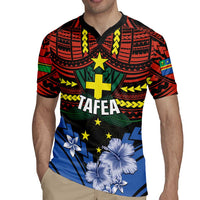 Personalised Vanuatu Tafea Province Rugby Jersey Unique Tropical Tribal Pattern