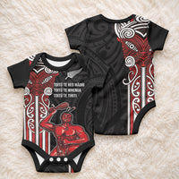 Toitu Te Reo Maori Toitu Te Whenua Toitu Te Tiriti Baby Onesie Maori Warrior New Zealand
