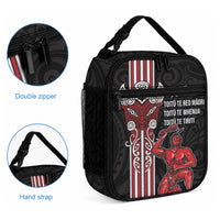 Toitu Te Reo Maori Toitu Te Whenua Toitu Te Tiriti Lunch Bag Maori Warrior New Zealand