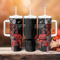 Toitu Te Reo Maori Toitu Te Whenua Toitu Te Tiriti Tumbler With Handle Maori Warrior
