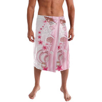 Pink Plumeria Sea Shell Lavalava Starfish Polynesian Pattern - Polynesian Pride