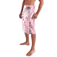 Pink Plumeria Sea Shell Lavalava Starfish Polynesian Pattern - Polynesian Pride