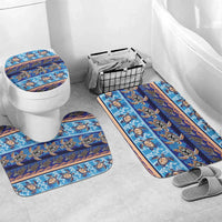 Hawaii Turtles Pattern Special Blue Bathroom Set - Polynesian Pride