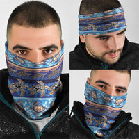 Hawaii Turtles Pattern Special Blue Neck Gaiter - Polynesian Pride