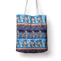 Hawaii Turtles Pattern Special Blue Tote Bag - Polynesian Pride