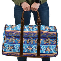 Hawaii Turtles Pattern Special Blue Travel Bag - Polynesian Pride