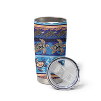 Hawaii Turtles Pattern Special Blue Tumbler Cup - Polynesian Pride