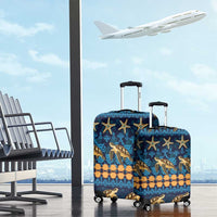 Hawaii Turtles Starfish Unique Pattern Luggage Cover - Polynesian Pride