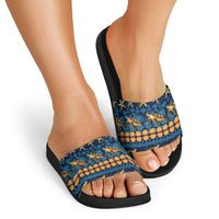 Hawaii Turtles Starfish Unique Pattern Slide Sandals - Polynesian Pride