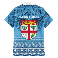 Fiji Rugby Family Matching Puletasi Dress and Hawaiian Shirt Fijian Go 2023 World Cup LT01 - Polynesian Pride