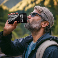 Personalised New Zealand 2025 Archery 4 in 1 Can Cooler Tumbler Aotearoa Silver Arrows Black