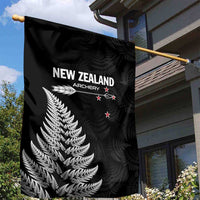 New Zealand 2025 Archery Garden Flag Aotearoa Silver Arrows Black