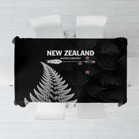 New Zealand 2025 Archery Tablecloth Aotearoa Silver Arrows Black