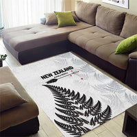 New Zealand 2025 Archery Area Rug Aotearoa Silver Arrows White