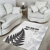 New Zealand 2025 Archery Area Rug Aotearoa Silver Arrows White
