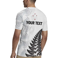 Personalised New Zealand 2025 Archery Rugby Jersey Aotearoa Silver Arrows White